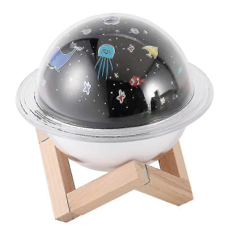 Planet Humidifier with Light, 250ml Mini Air Humidifier for Home or Desk